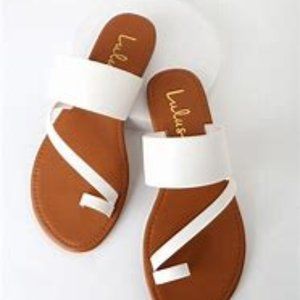 Lulus Sandals, White